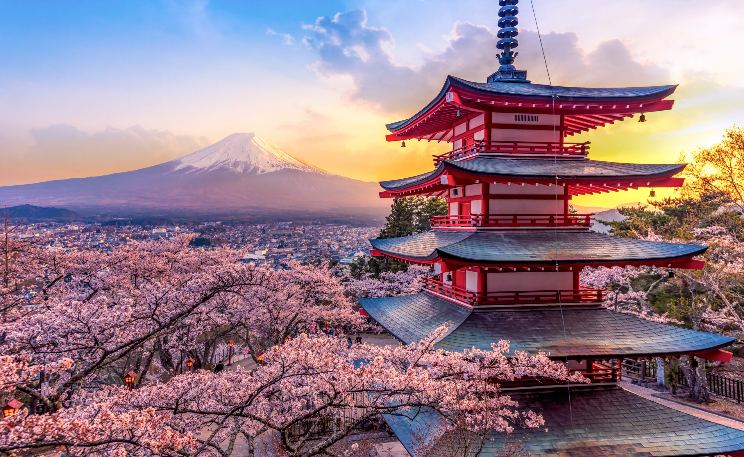 Monte Fuji e Pagoda