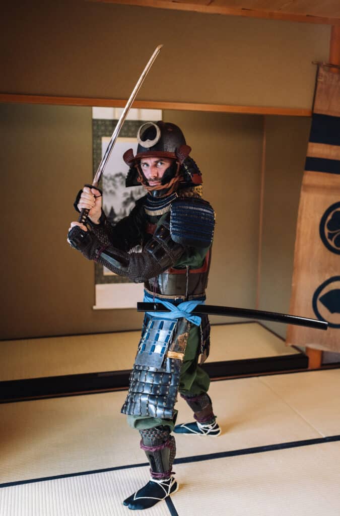 Esperienze in Giappone: indossa un'armatura da Samurai autentica
